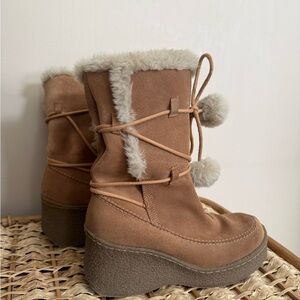 Cozy Tan Winter Boots